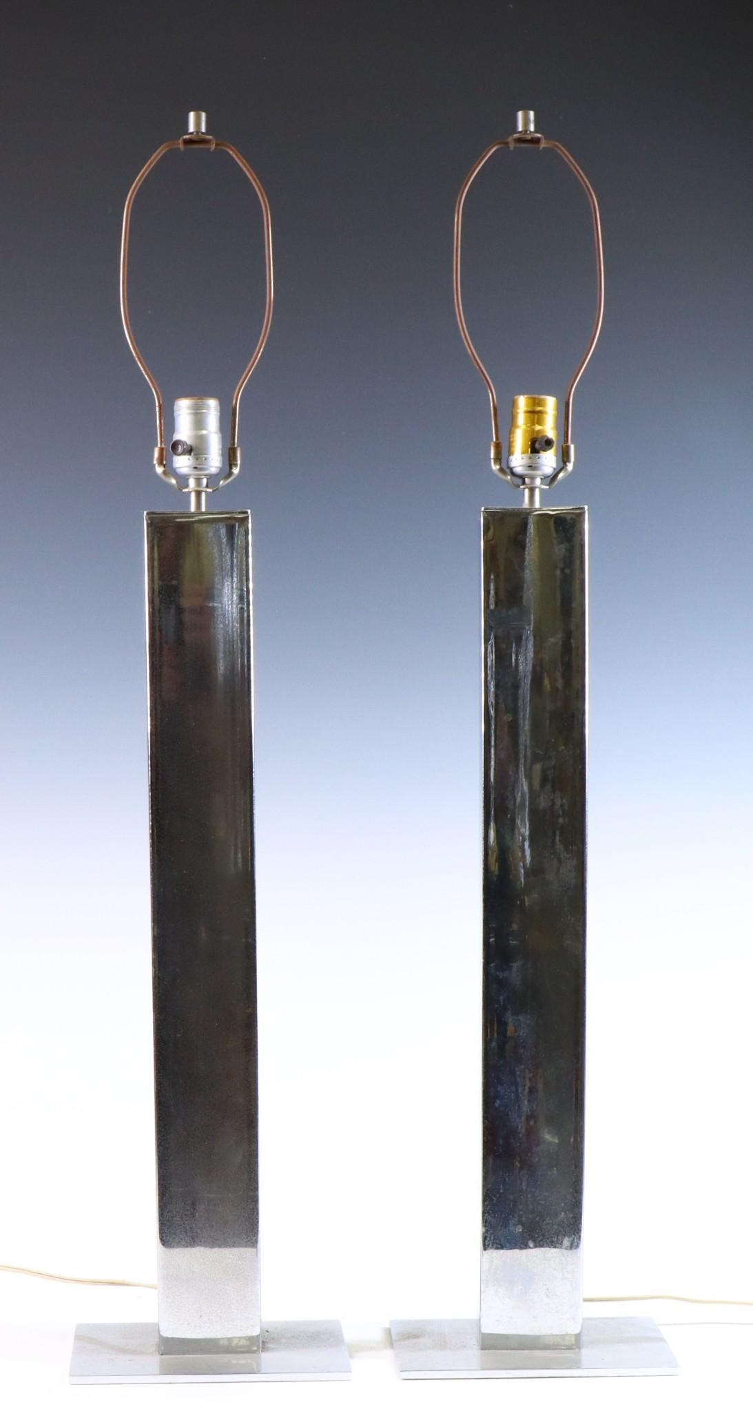 Chrome Table Lamps (1 of 8)