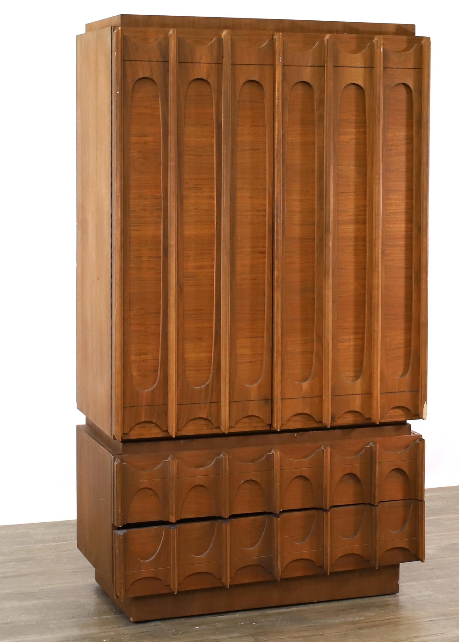 Tobago Brutalist Mid-Century Modern Gentlemen's Chest (1 of 10)