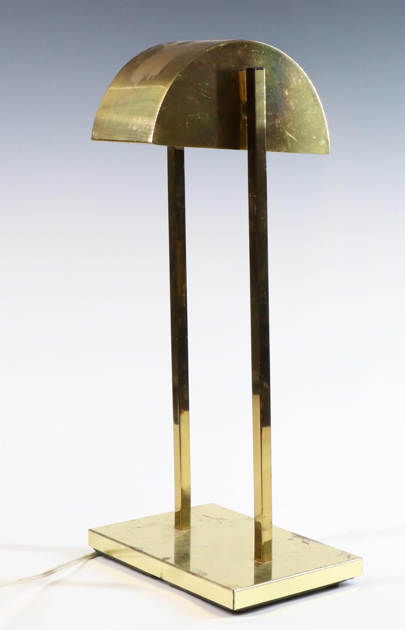 Modernist Brass Table Lamp (1 of 8)