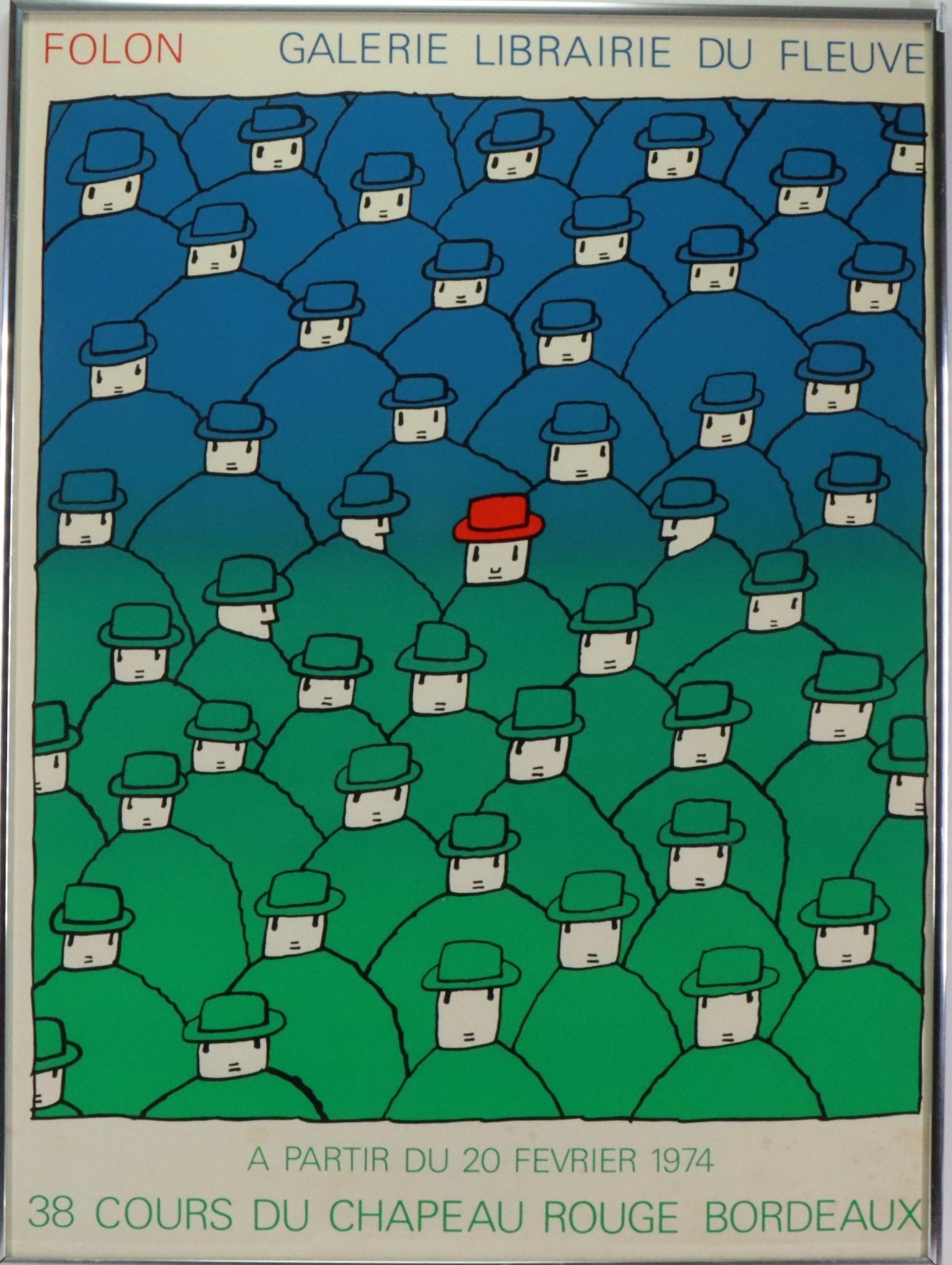 Jean Michel Folon Exhibition Poster (1 of 5)