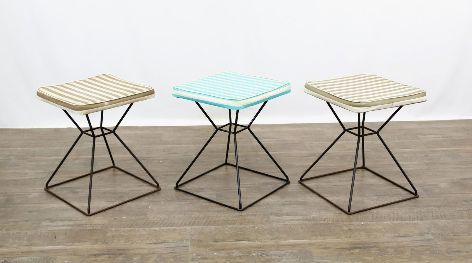 Mid Century Modern Poolside Stools (1 of 19)