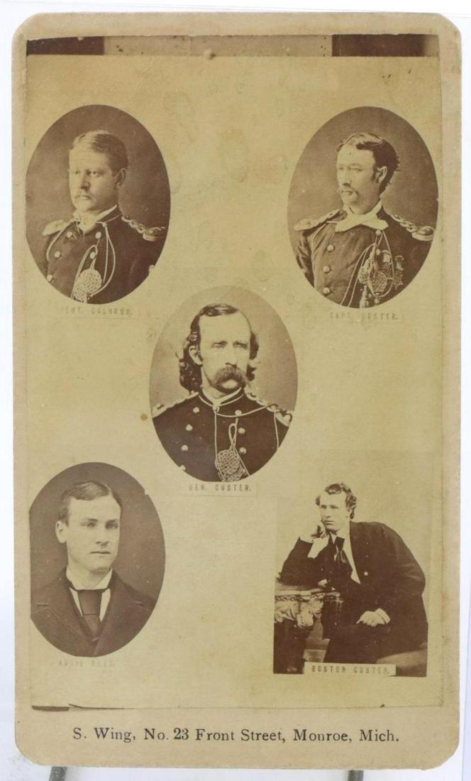 CDV of General Custer and Relatives Killed At Little Big Horn (1 of 6)