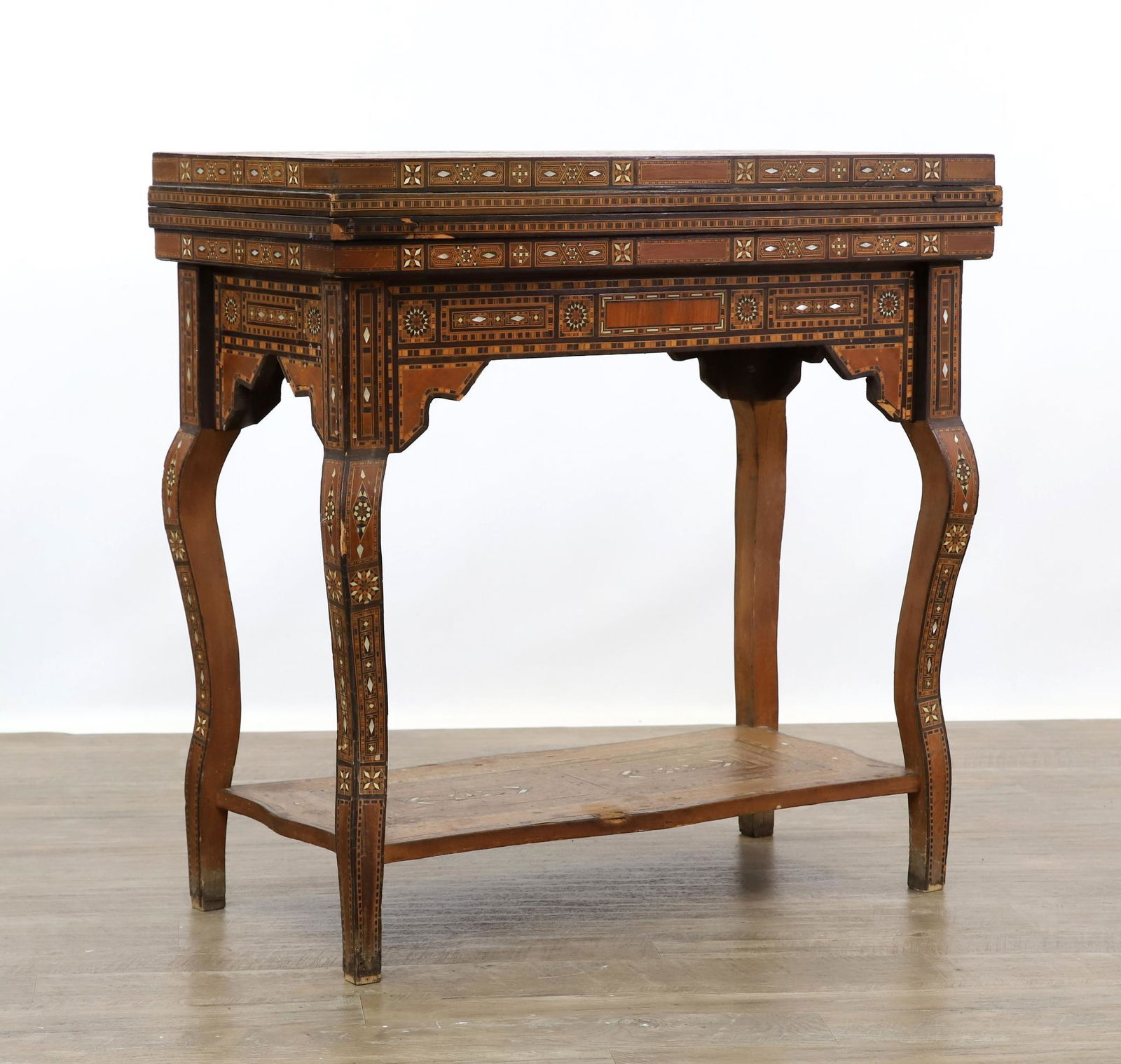 Syrian Parquetry Inlaid Games Table (1 of 19)