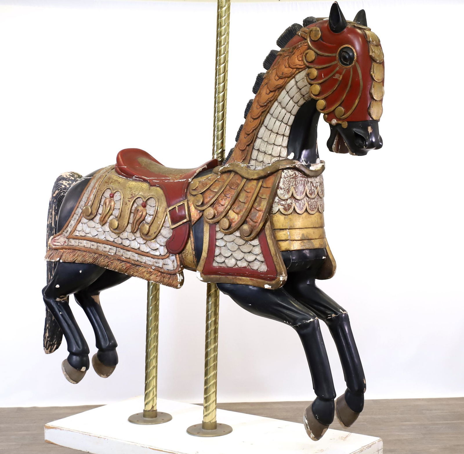 Signed Roman Chariot Carousel Horse (1 of 20)