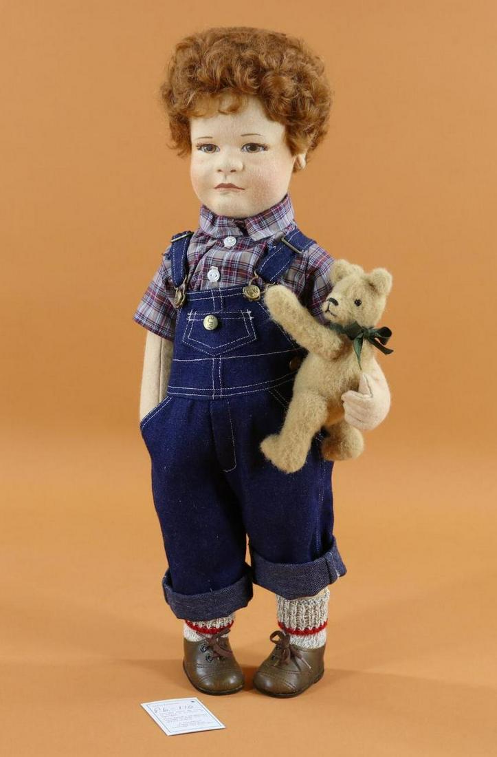 R. JOHN WRIGHT.: MIB 1980's 18" "Patrick" 170/250. No certificate.