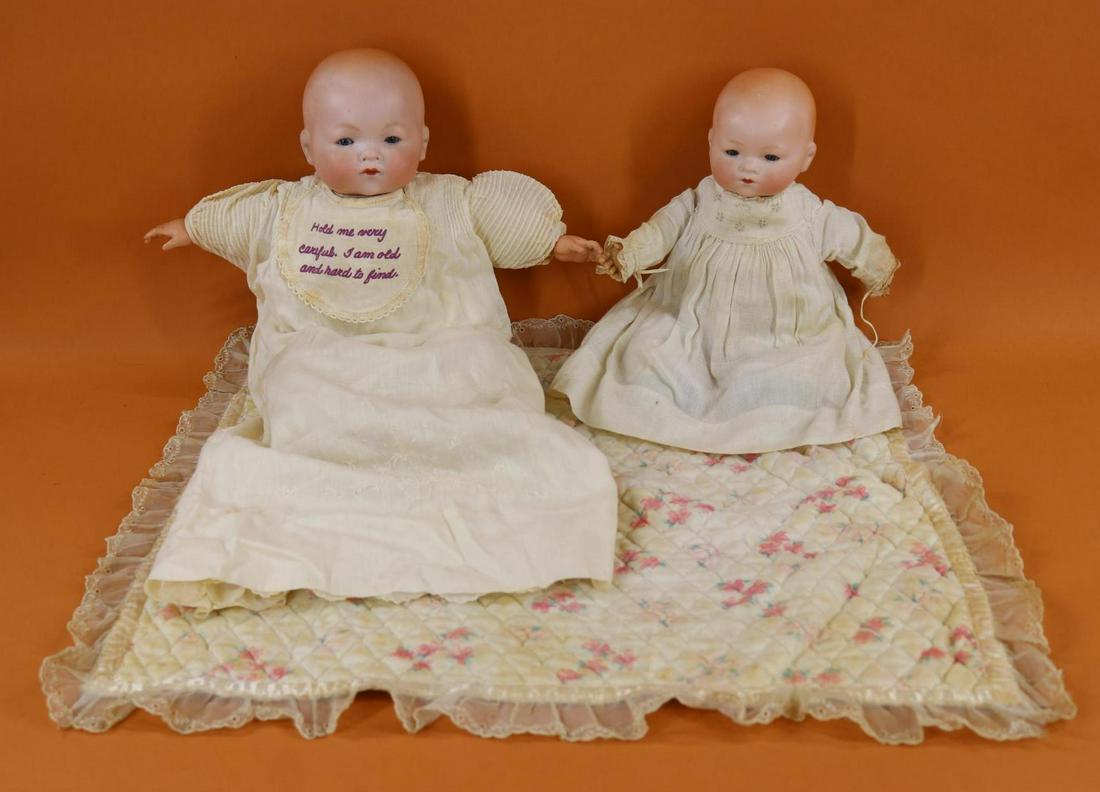 GERMAN BISQUE HEAD BABY DOLL(S). (1 of 18)