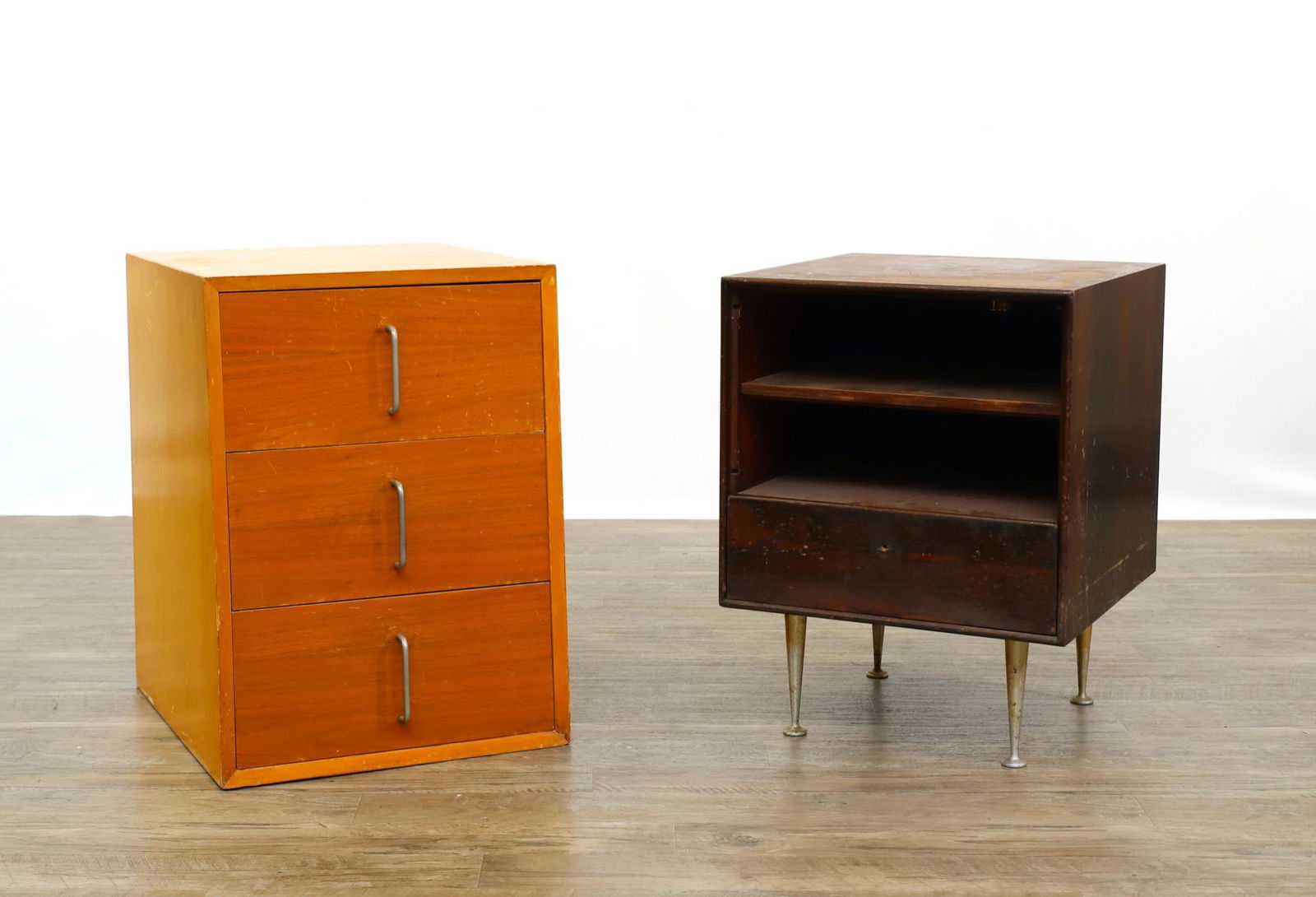 Herman Miller Thin Edge Nightstand and Teak Small Chest (1 of 20)