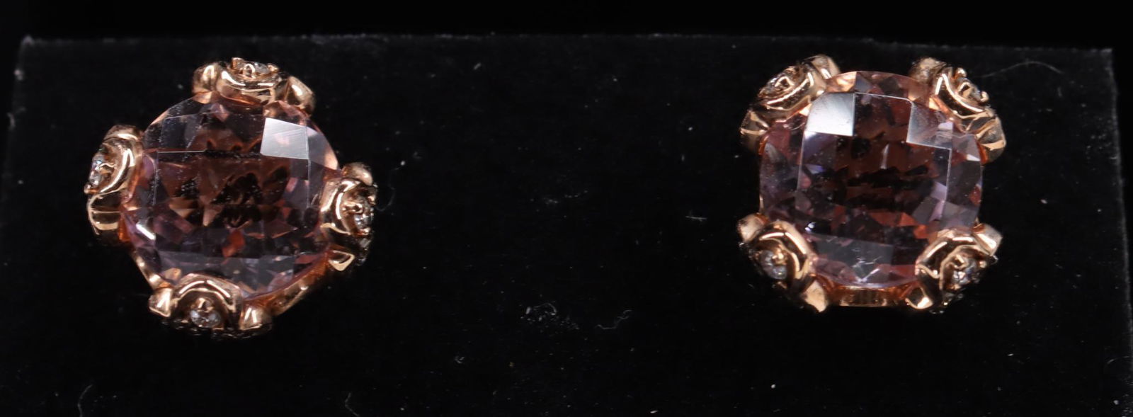 Le Vian 14K Gold Morganite, Diamond Earrings (1 of 5)