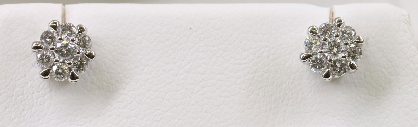 14KW Gold Diamond Earrings (1 of 3)