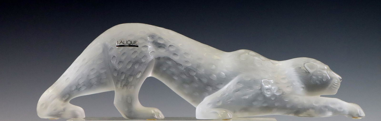 Lalique 'Zeila' Frosted Glass Panther (1 of 5)