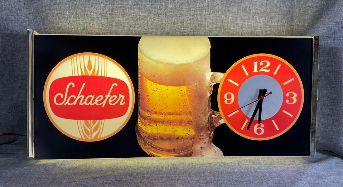 Schaefer Beer Advertising Clock (1 of 9)