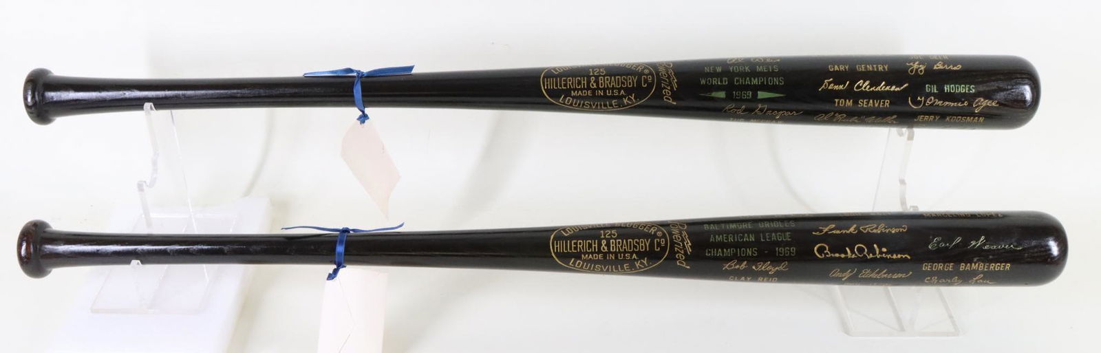 1969 World Series Louisville Slugger Signature Baseball Bats (1 of 20)