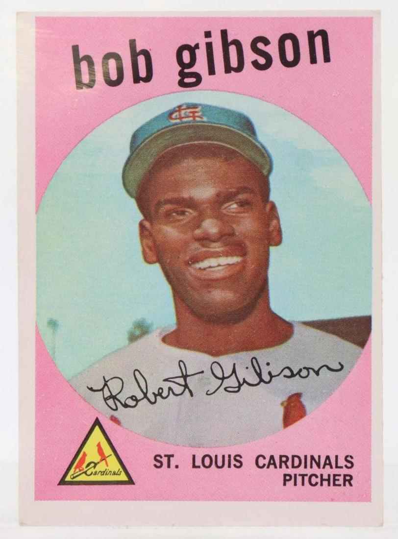 1959 Topps Bob Gibson Baseball Card (1 of 2)
