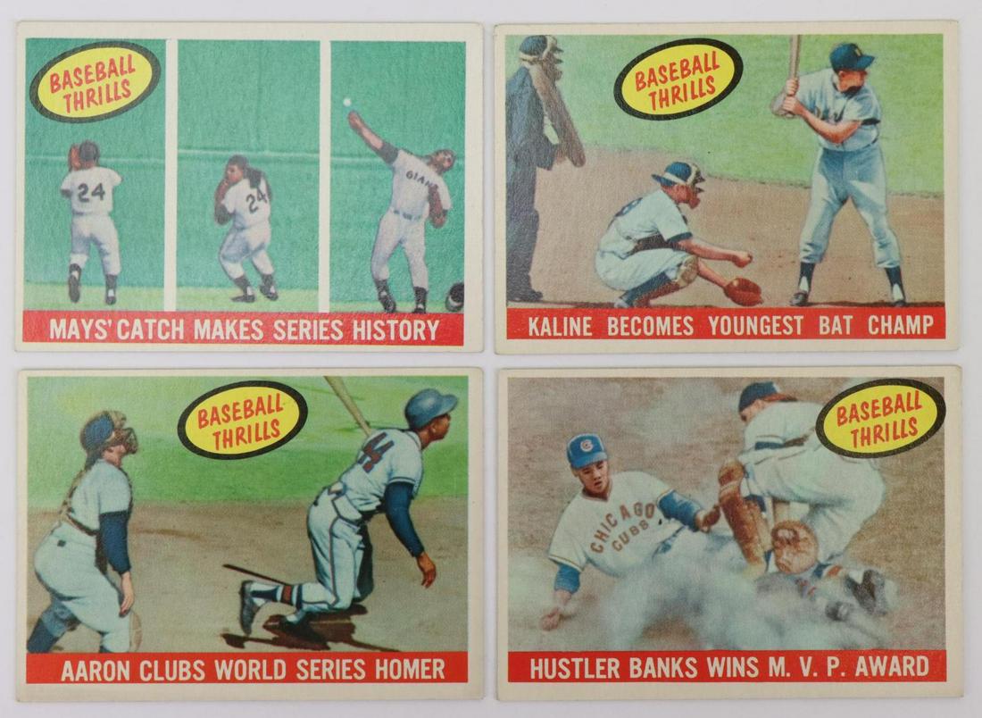 (4) 1959 Topps Baseball Cards (1 of 9)