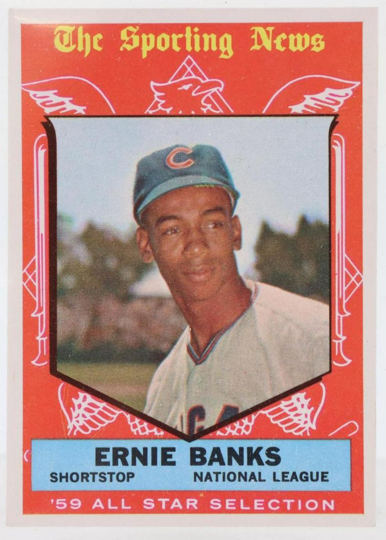 1958 Topps Ernie Banks Baseball Card (1 of 2)