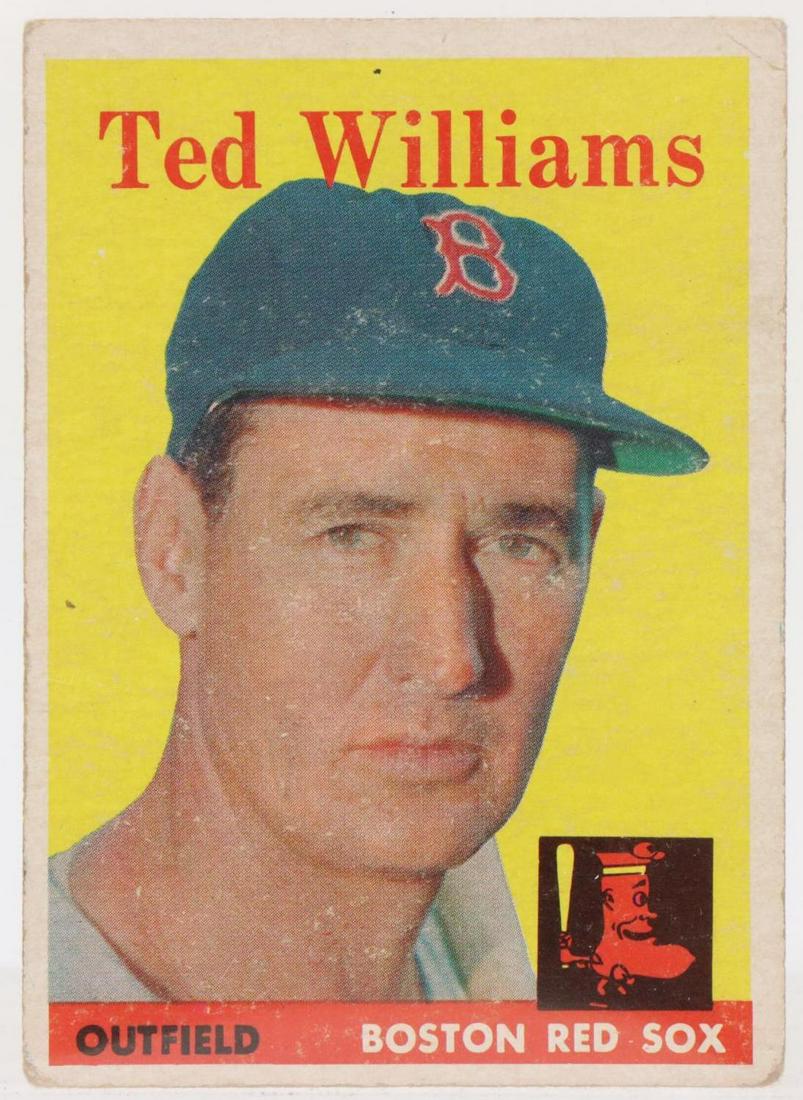 1958 Topps Ted Williams Baseball Card (1 of 2)