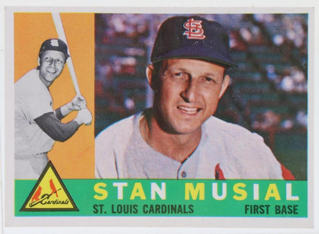1960 Topps Stan Musial Baseball Card (1 of 2)