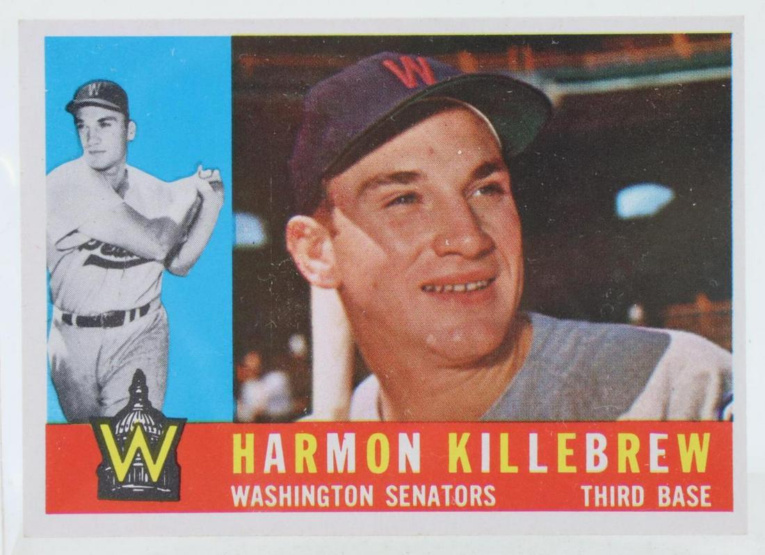 1960 Topps Harmon Killerbrew Baseball Card (1 of 2)