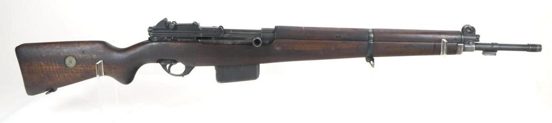 Egyptian FN/CAI 49 Semi Automatic Rifle: 7.92mm, 23" bbl, SN 24909. Gray patina, good bore, breech marked with crown over egyptian markings, underside of muzzle marked with CAI import marks, wood stock and handguards show average handling wi