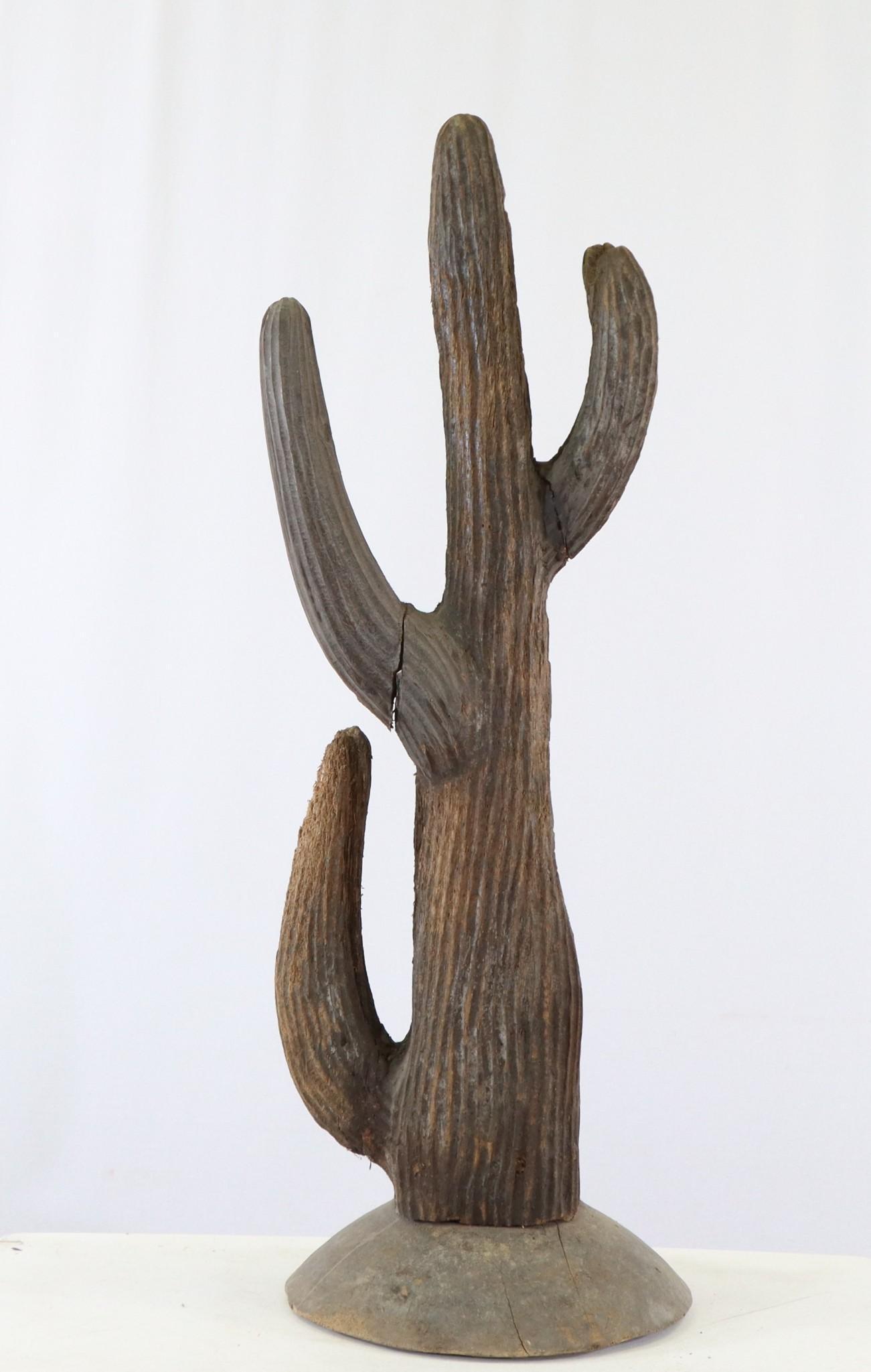 Wood Cactus Sculpture (1 of 9)