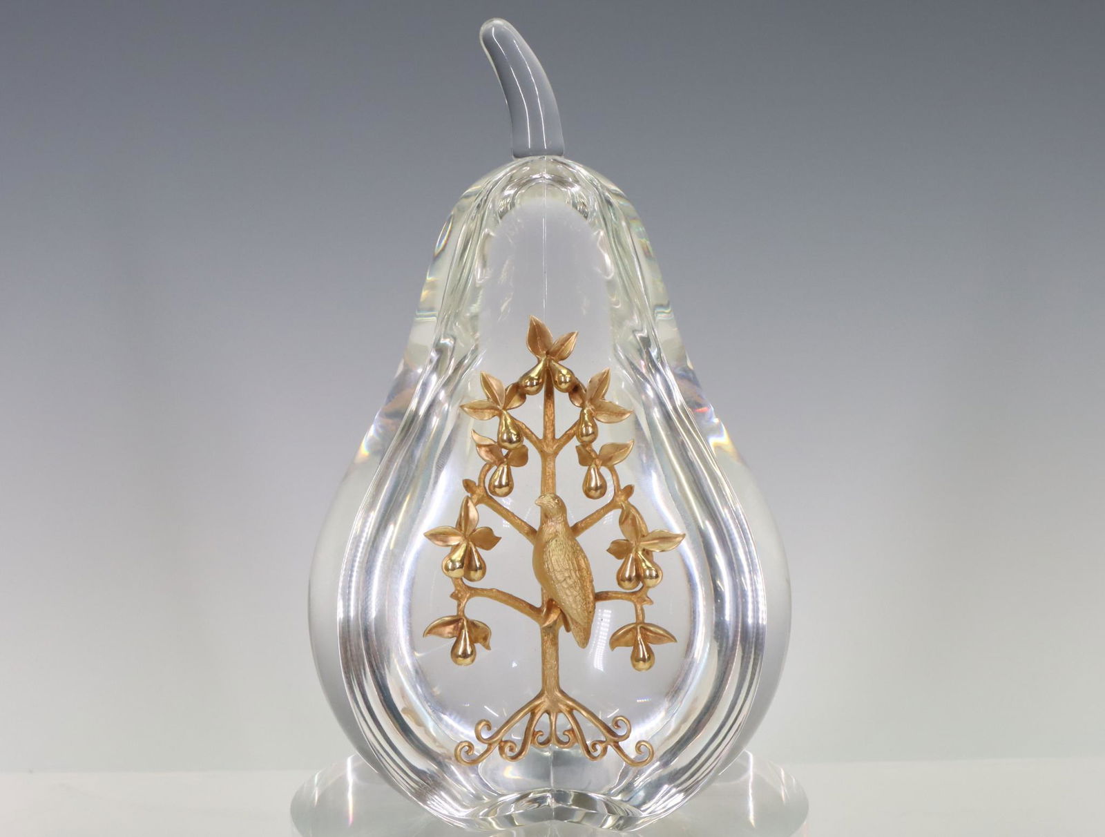 Lloyd Atkins for Steuben "Partridge in a Pear Tree" (1 of 8)