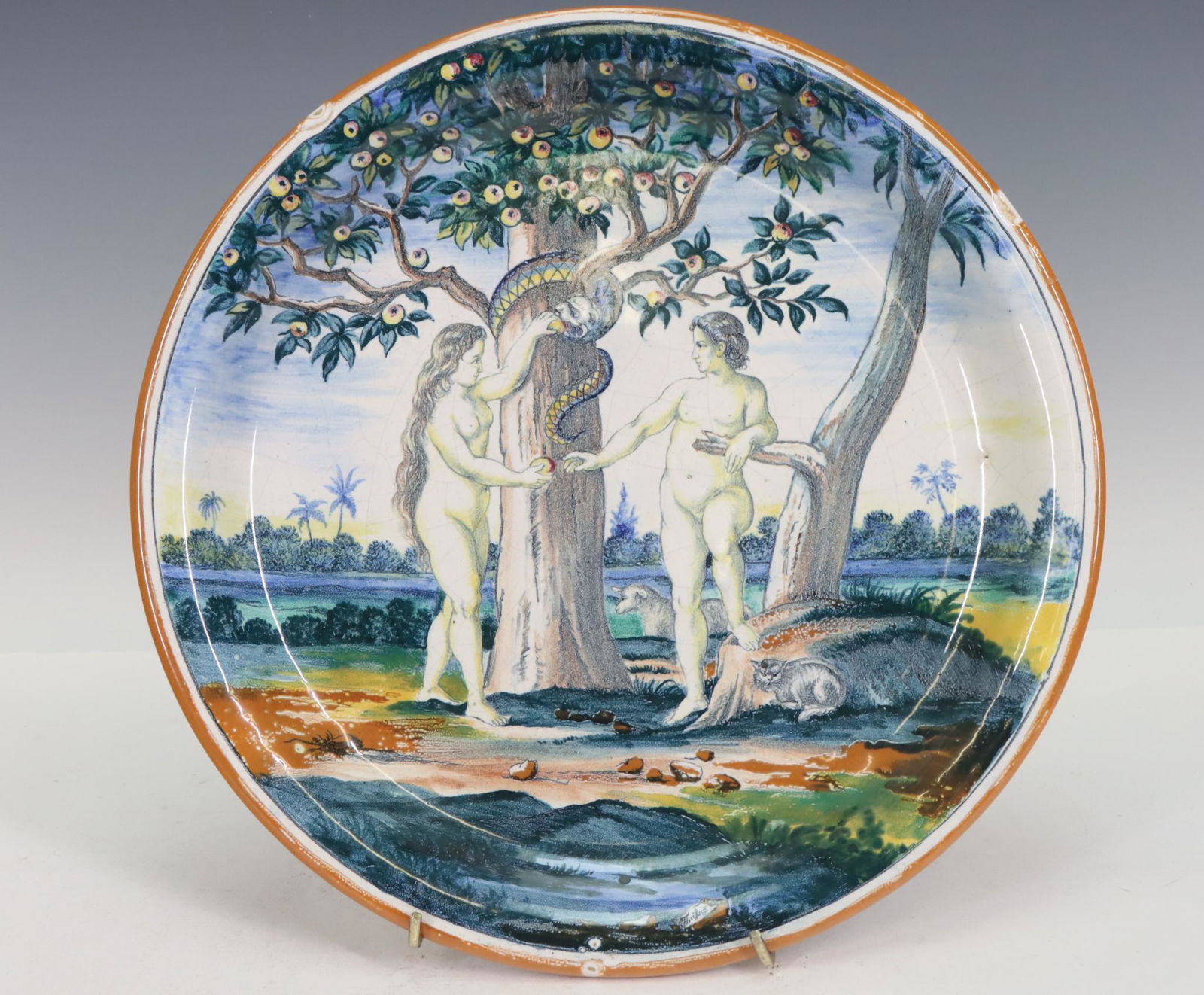 Alois Klammerth Majolica Charger (1 of 5)