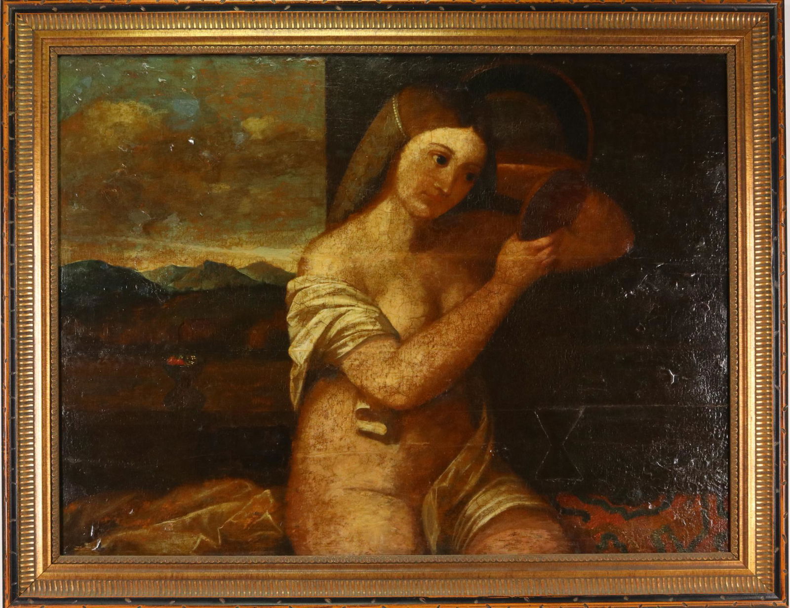 Old Master Style Painting on Board (1 of 7)