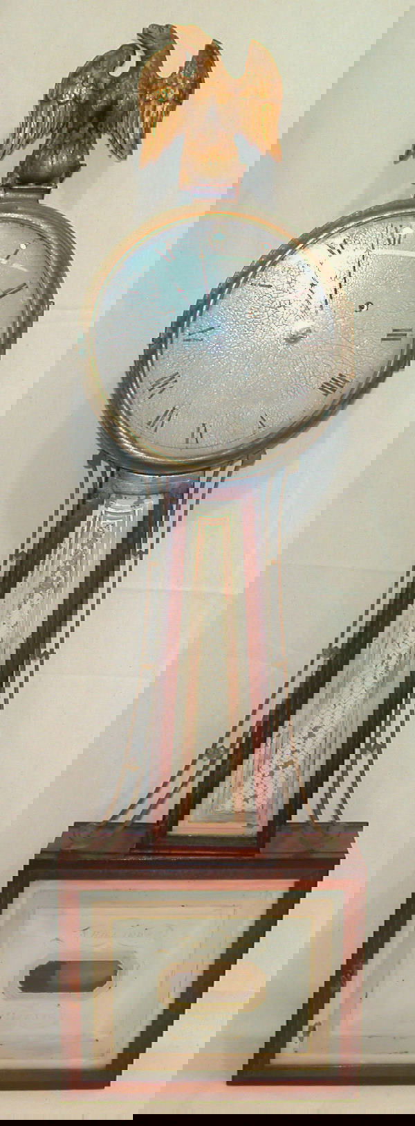 806 Simon Willard Banjo Clock.