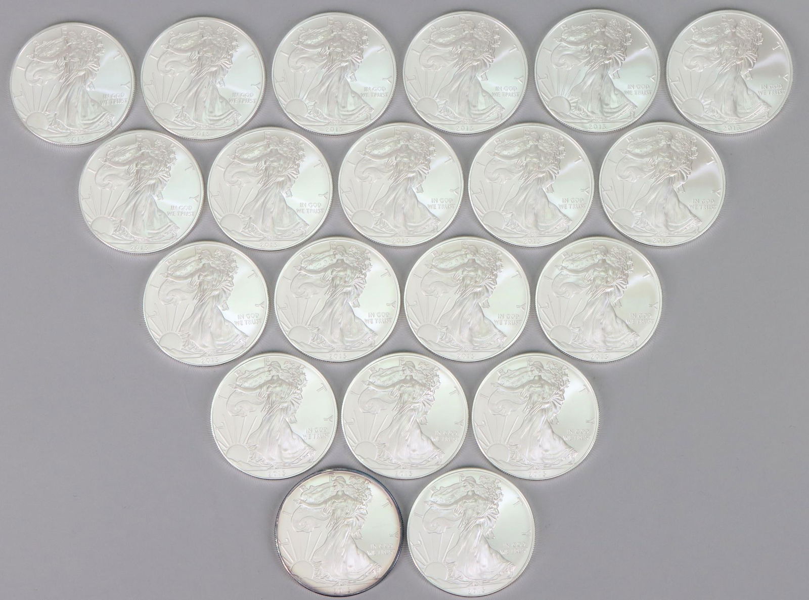 (20) 1 oz Silver Eagle Round .999 Fine Silver (1 of 3)