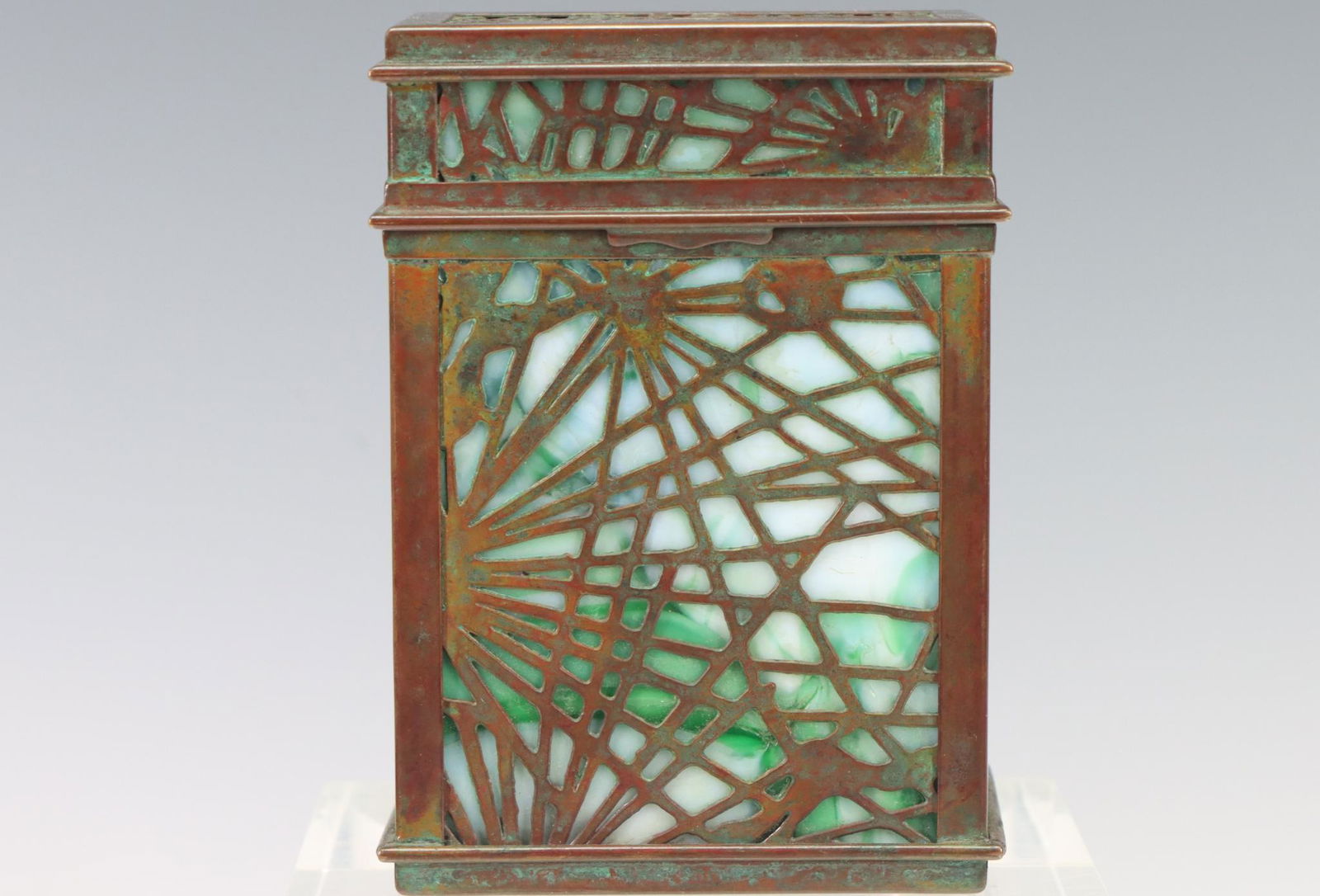 Tiffany Studios "Pine Needle" Card Box (1 of 13)