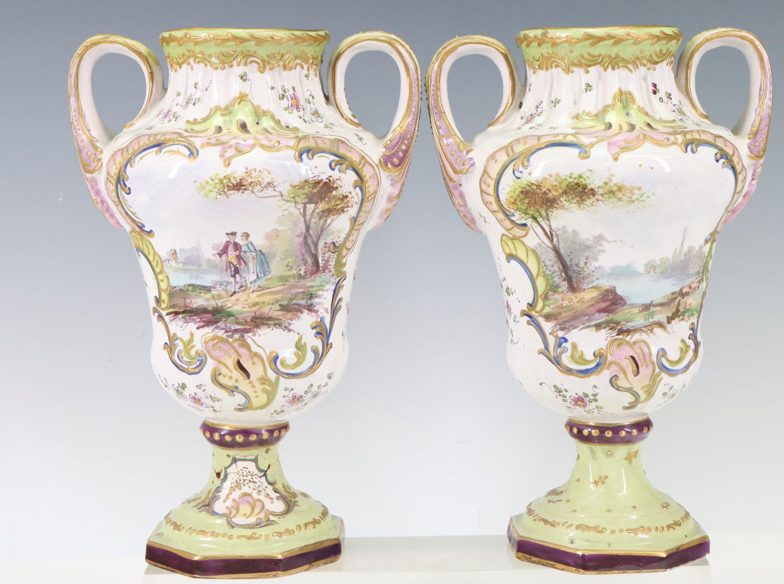 Veuve Perrin Faience Urns (1 of 13)