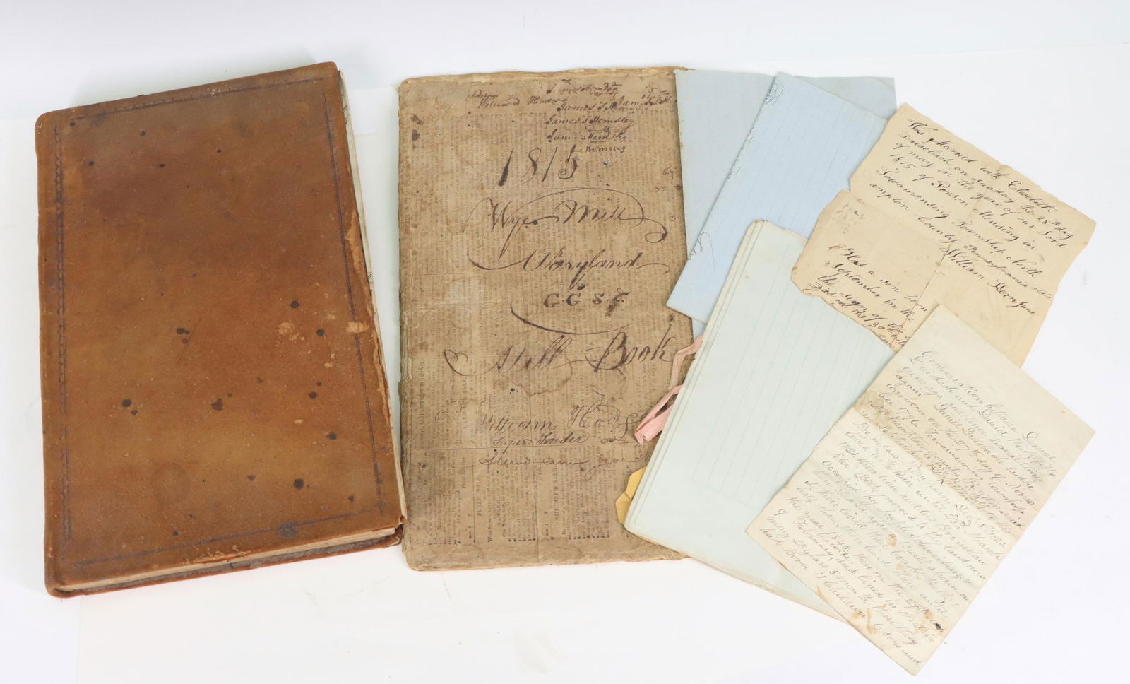 Manuscript Ledger Books and Documents (1 of 18)