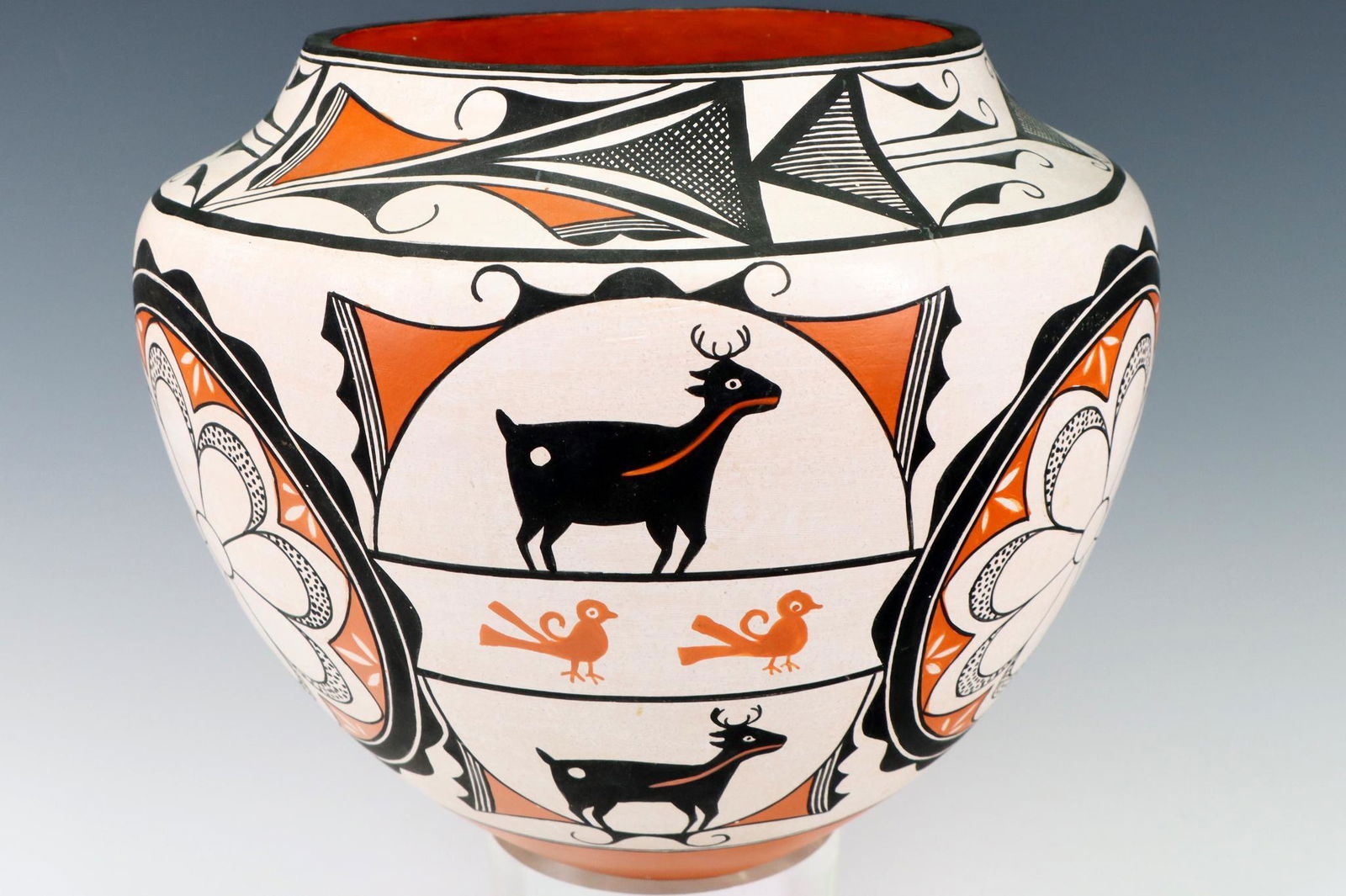 Florence Aragon (1929 - 2010) Acoma Pottery Jar (1 of 11)