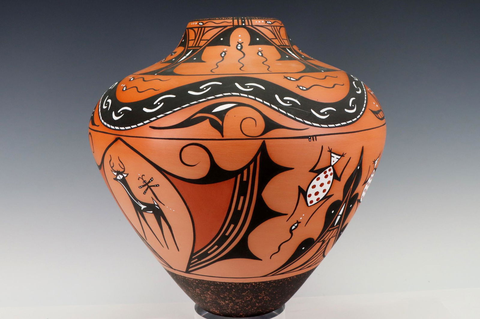 Priscilla Peynetsa (B. 1961) Zuni Pottery Jar (1 of 12)