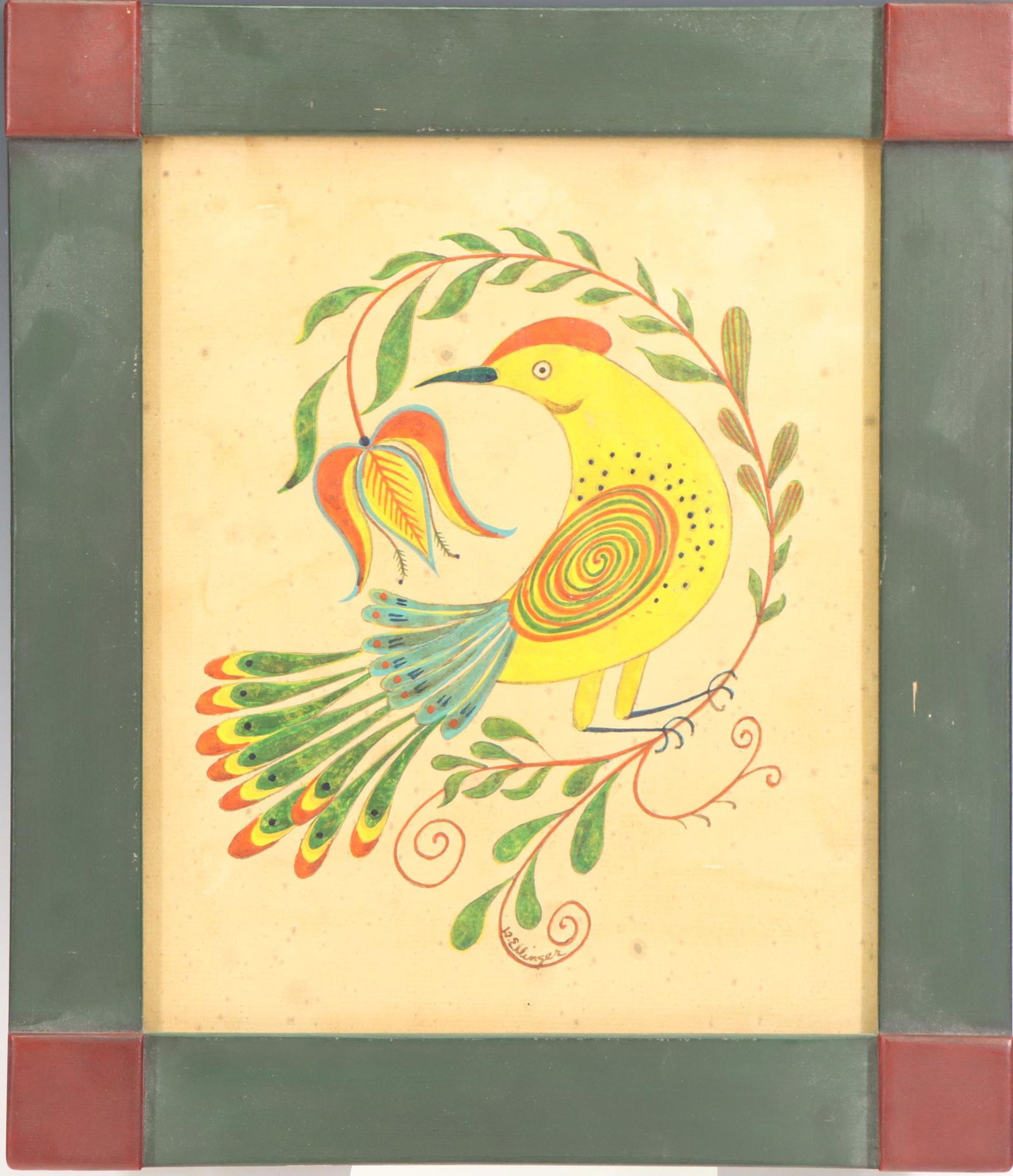 David Ellinger Folk-Art Drawing (1 of 7)