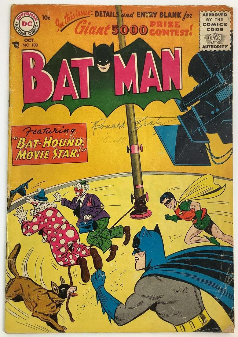 Batman #103 Comic Book (1 of 3)