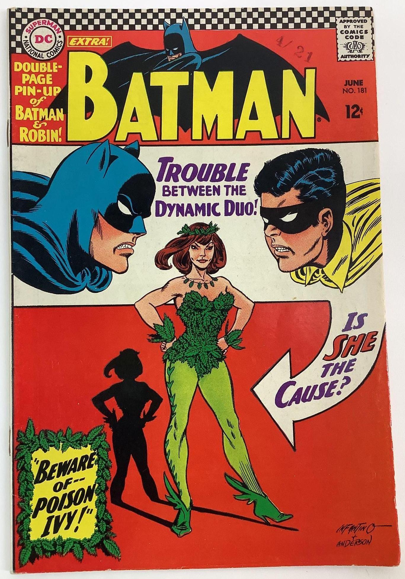 Batman #181 1st App. Poison Ivy (1 of 3)