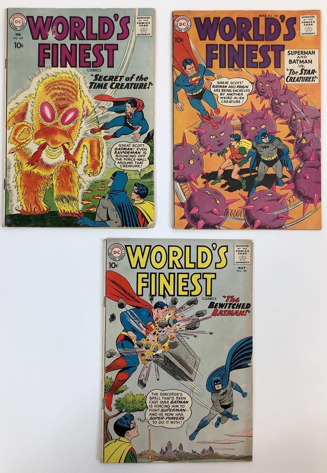World's Finest Comics #107, #108, and #109 (1 of 10)