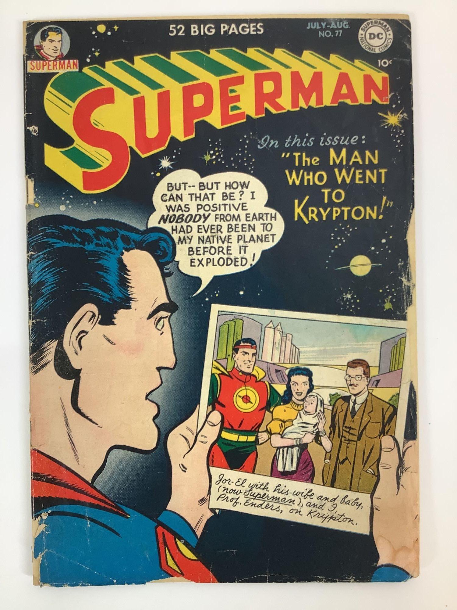 Golden Age Superman #77 Comic Book (1 of 3)