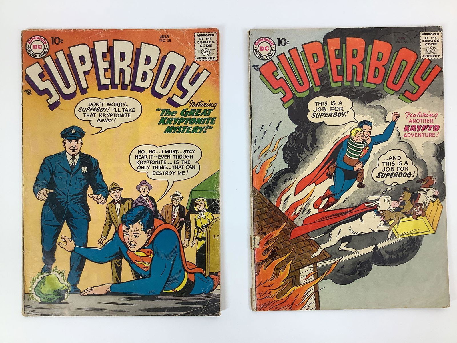 Golden Age Superboy #56 and #58 Comic Books (1 of 7)