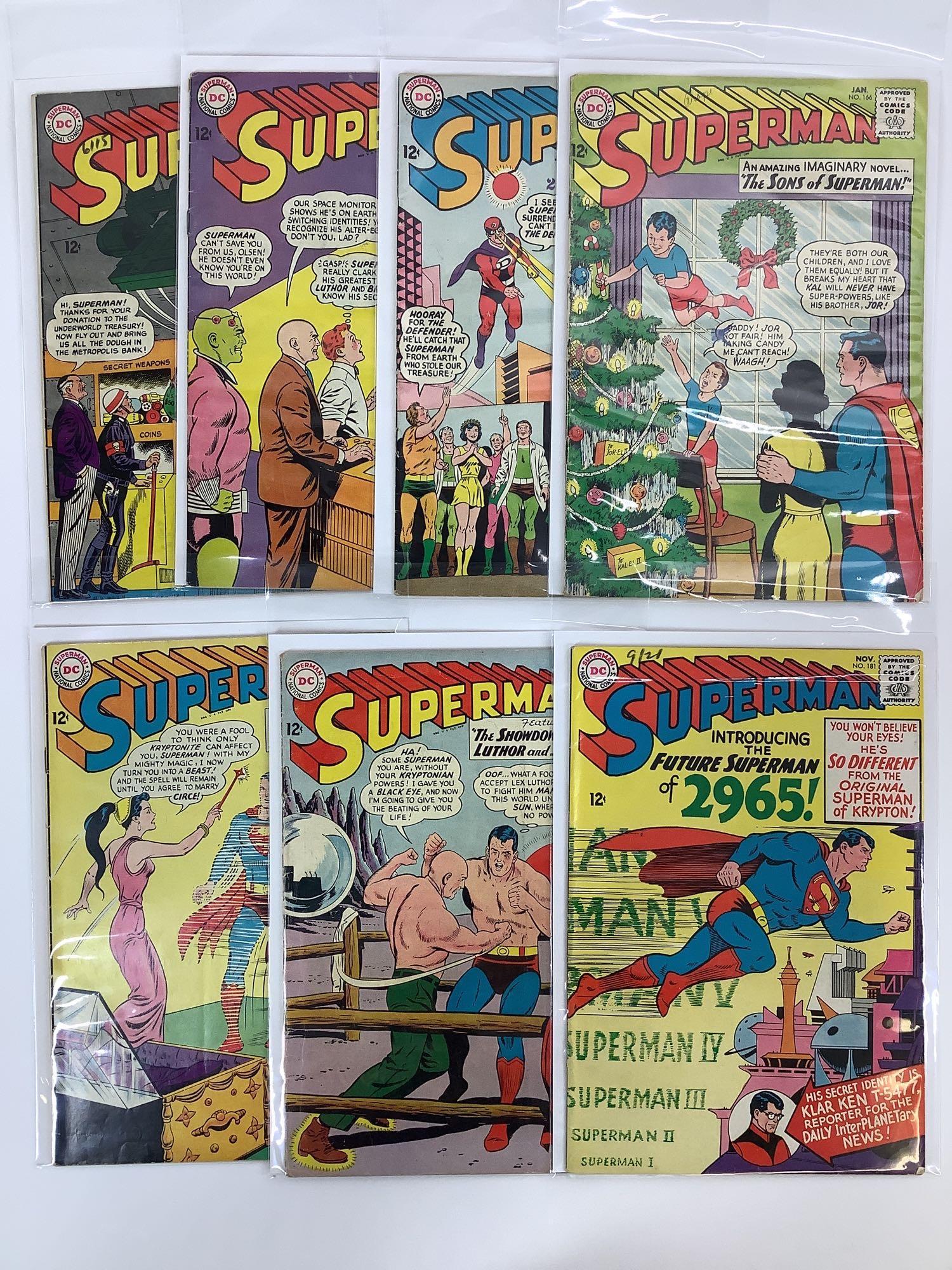 Silver Age Superman Comic Books (1 of 8)