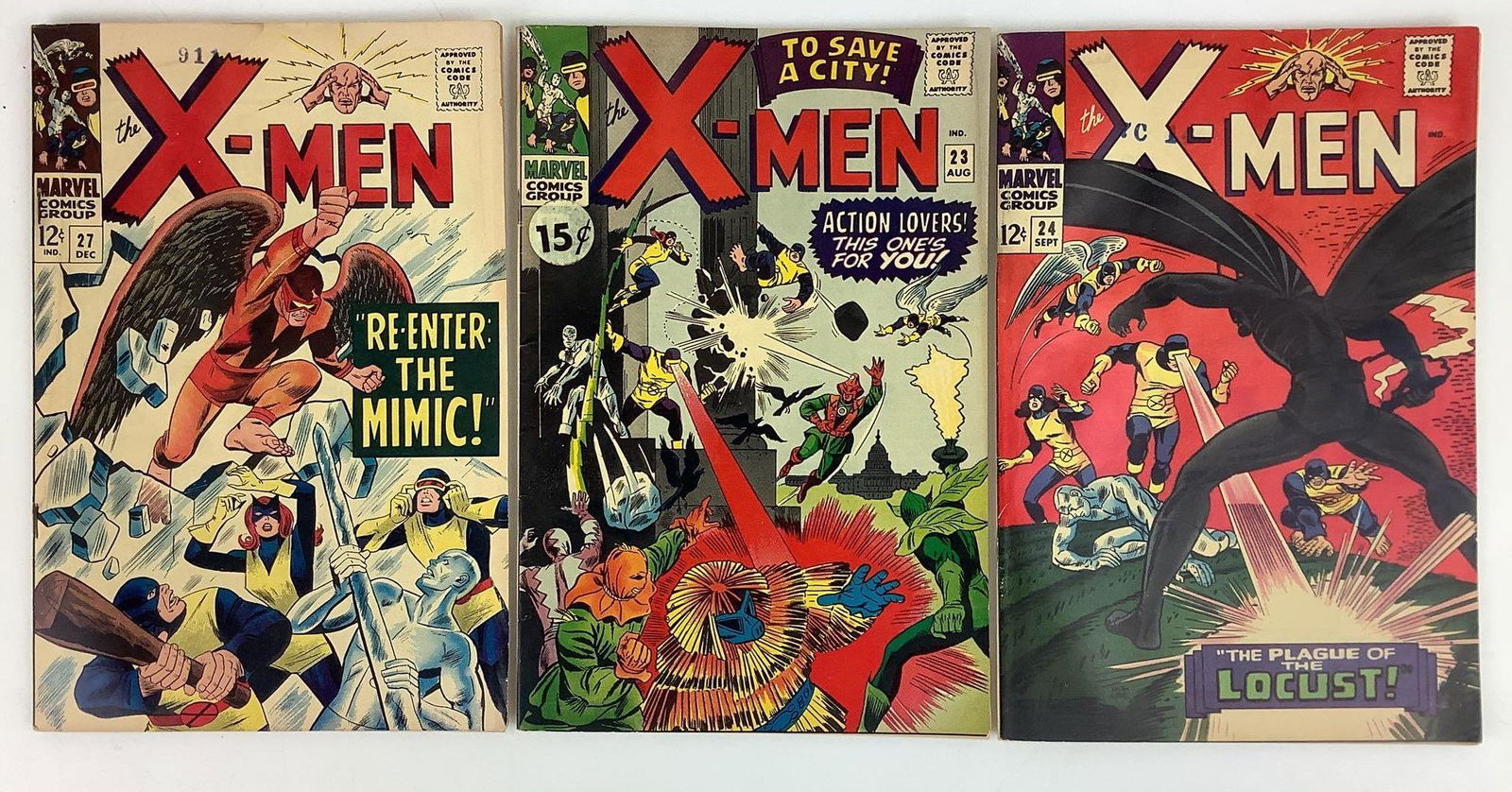 X-Men #23, #24 and #27 Comic Books (1 of 10)