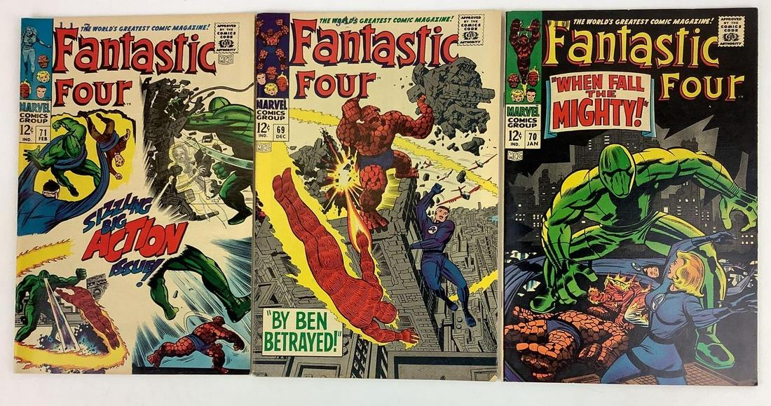 Fantastic Four #69, #70 and #71 Comic Books (1 of 11)
