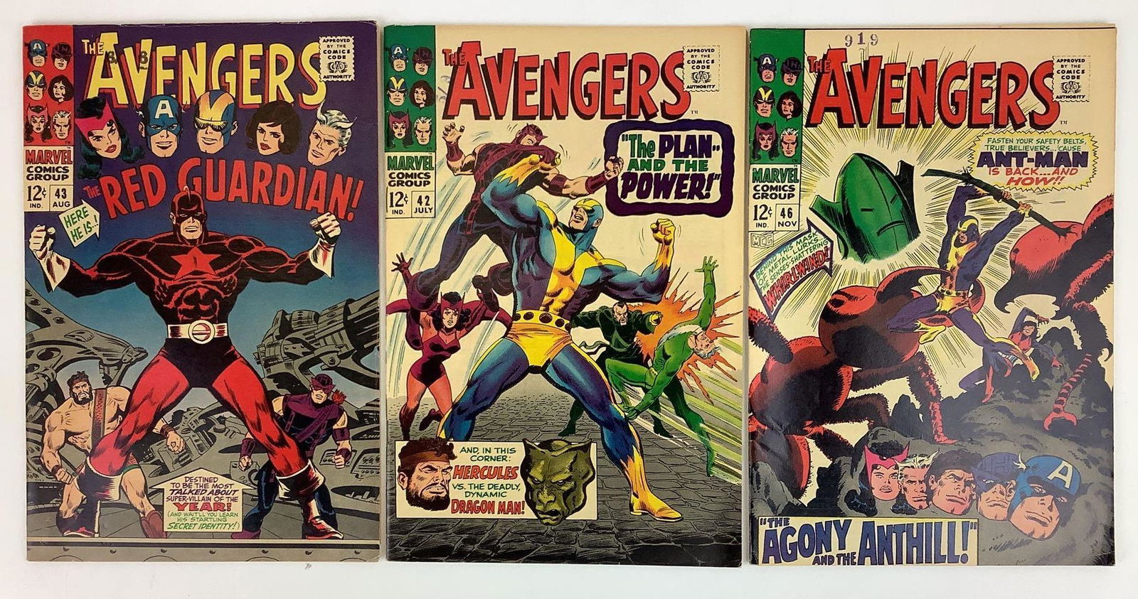 The Avengers #42, #43 and #46 (1 of 10)