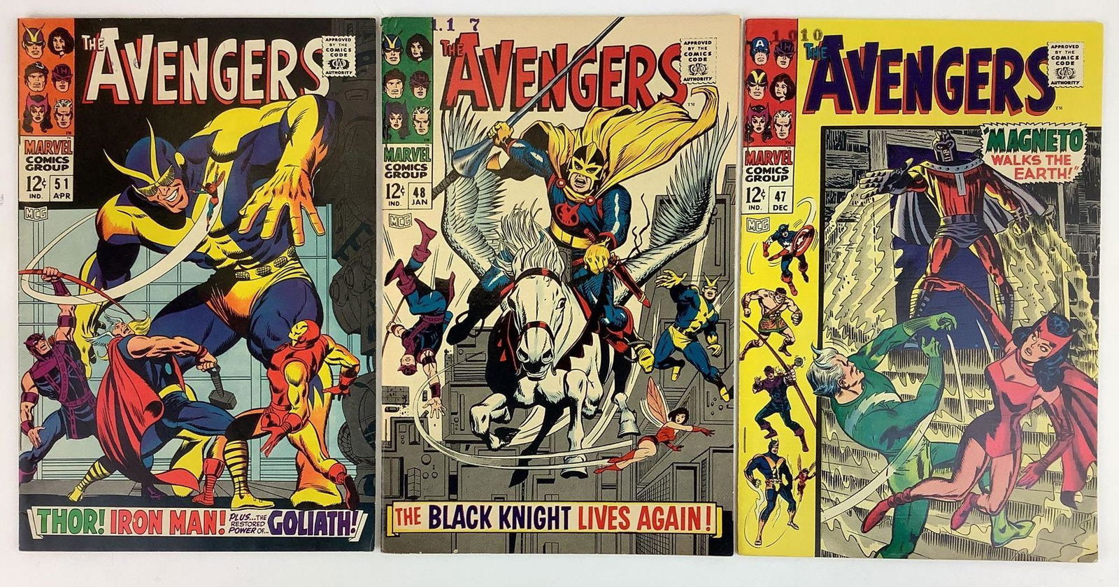 The Avengers #47, #48 and #51 (1 of 10)