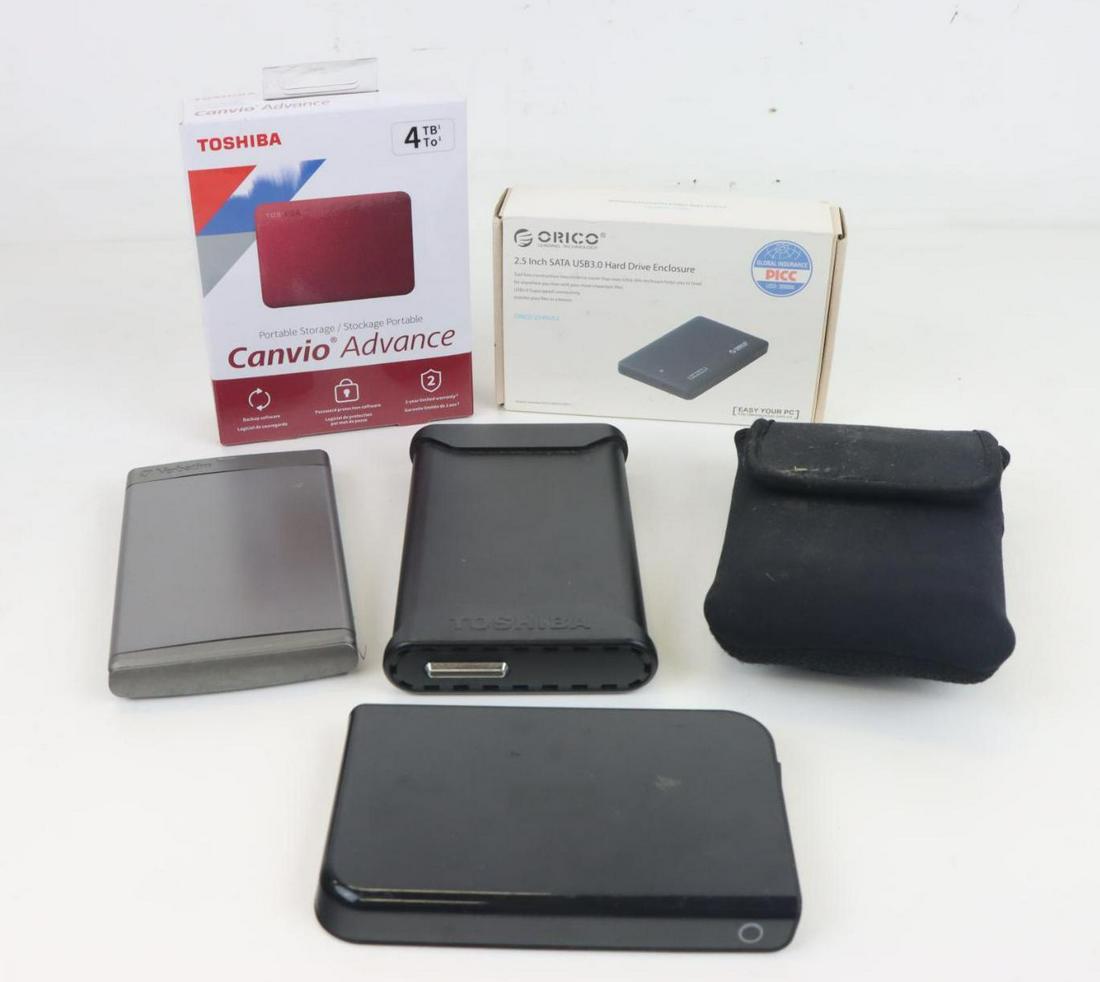 Verbatim, Toshiba, & Orico Portable Hard Drives (1 of 14)