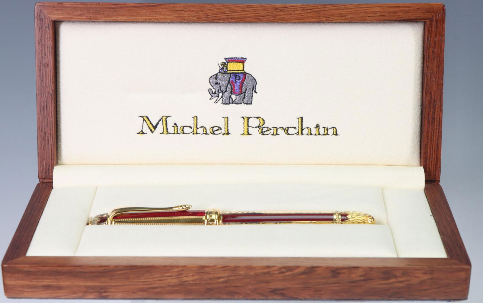 Michel Perchin Faberge Fountain Pen, 18k Nib (1 of 13)
