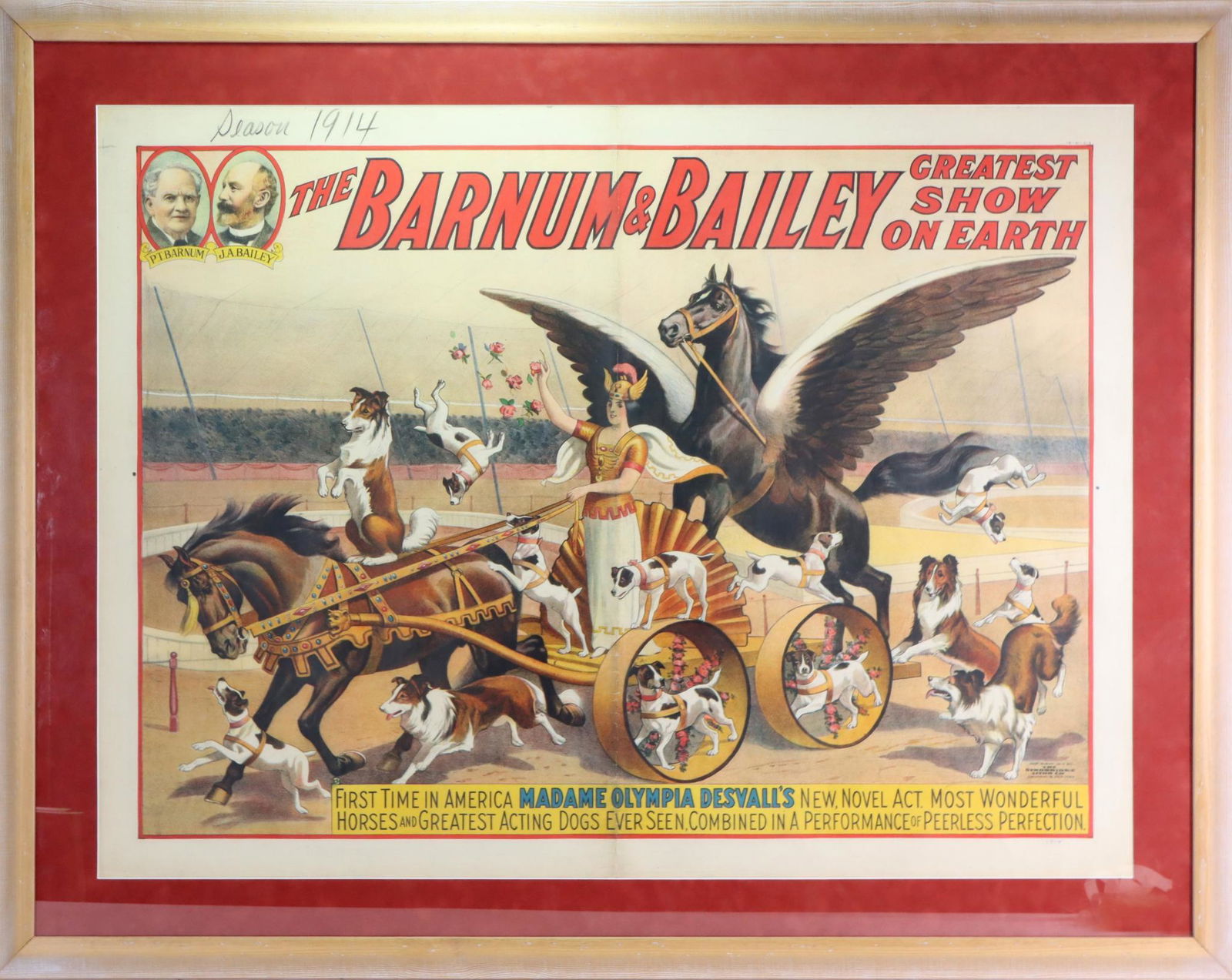 Barnum & Bailey - Madame Olympia Desvall Circus Poster (1 of 17)