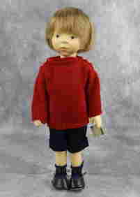 GERMAN WOODEN ARTIST DOLL(S). (1 of 7)