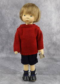 GERMAN WOODEN ARTIST DOLL(S). (1 of 7)